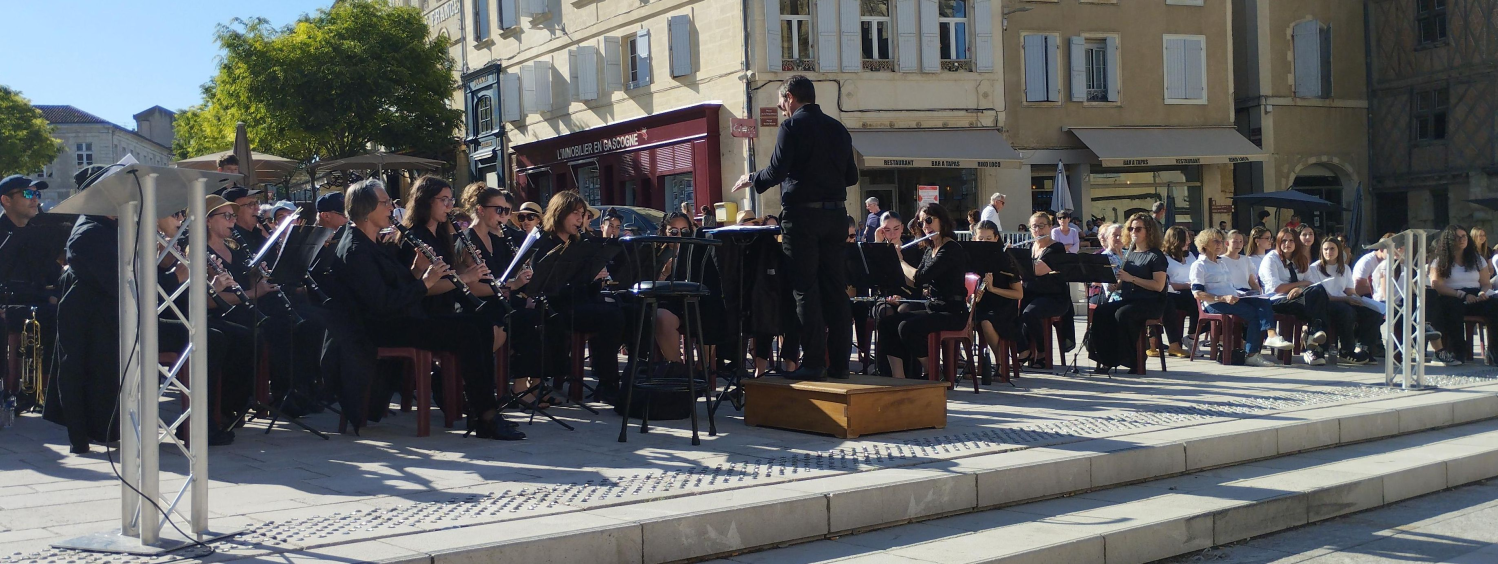 Les musiciens en action